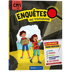 Comparateur de prix : Auzou Éditions ENQUÊTES EN VACANCES - DU CM1 AU CM2: Avec une loupe magique