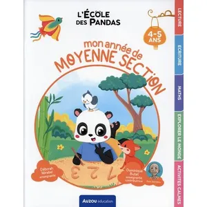 Comparateur de prix : Auzou Éditions L'école des pandas - mon année de moyenne section