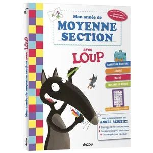Auzou Éditions Mon Année De Moyenne Section Avec Loup - Avec 1 Poster Détachable