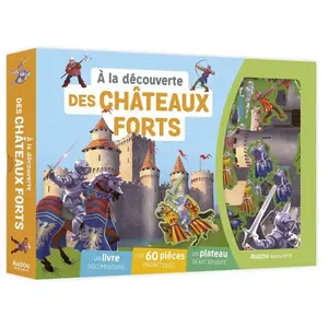 Comparateur de prix : Auzou Éditions A La Découverte Des Châteaux Forts - Coffret Avec 1 Livre, Plus De 60 Pièces Magnétiques Et 1 Plateau Aimanté