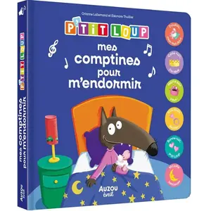 Auzou Éditions Ptit Loup : Mes Comptines pour M'endormir - Mes Premiers Sonores pas cher