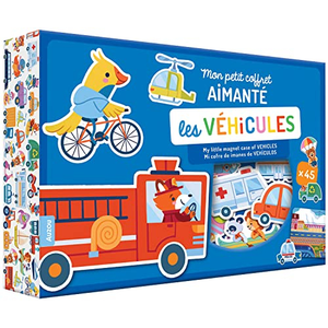 AUZOU Les Véhicules - Avec 2 Tableaux Magnétiques, 45 Aimants Et Des Cartes Pour Découvrir Les Véhicules pas cher