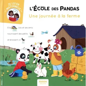 Auzou Éditions L'école des pandas - une journée à la ferme
