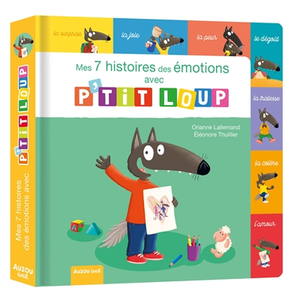 Auzou Eveil Mes 7 histoires des émotions avec p'tit loup pas cher