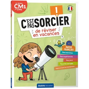 Comparateur de prix : Auzou Éditions Cahier de vacances : C'est pas sorcier de réviser en vacances - du CM1 au CM2