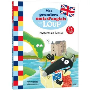Auzou Éditions Mes lectures du cp avec Loup - Mes premiers mots d'anglais avec Loup - Mystères en Écosse