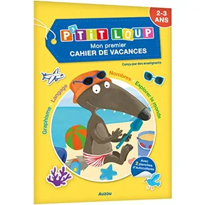 Comparateur de prix : Auzou Éditions P'tit loup - mon premier cahier de vacances