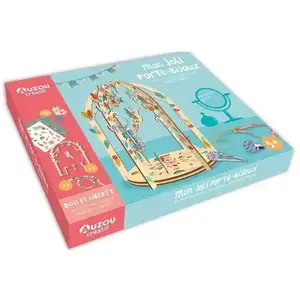 Auzou Éditions Mon coffret d'artiste - mon joli porte-bijoux en bois pas cher