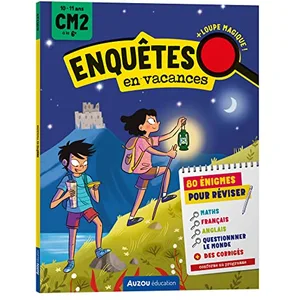 Comparateur de prix : Auzou Éditions ENQUÊTES EN VACANCES - DU CM2 À LA 6E: Avec une loupe magique