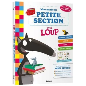 Comparateur de prix : Auzou Éditions Mon année de petite section avec loup
