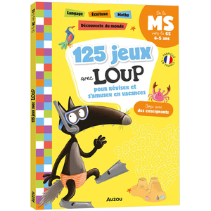 Comparateur de prix : Editions Auzou 125 jeux avec loup de la ms à la gs