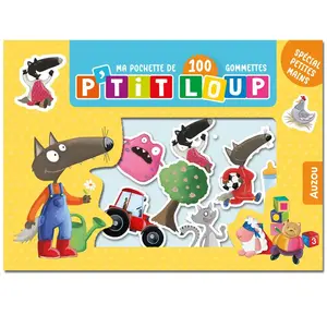 AUZOU Ma pochette de 100 Gommettes P'tit Loup
