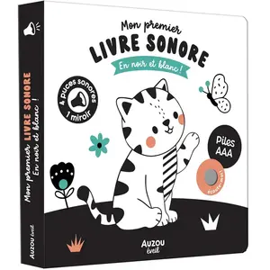 Mon premier livre sonore en noir et blanc ! pas cher