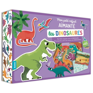 Auzou Mon petit coffret aimanté : Les dinosaures pas cher