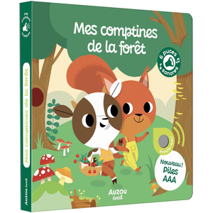 Auzou Mes comptines de la forêt Héloïse Mab pas cher
