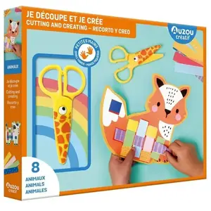 Auzou Éditions Mon coffret d'artiste - Je découpe et je crée Coffret pas cher