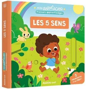Auzou Éditions Premiers apprentissages - Les 5 sens Aurélie Mauborgne (Illustration) pas cher