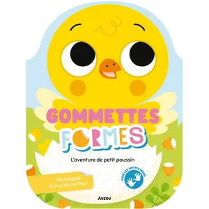 AUZOU Gommettes formes : L'aventure de petit poussin pas cher