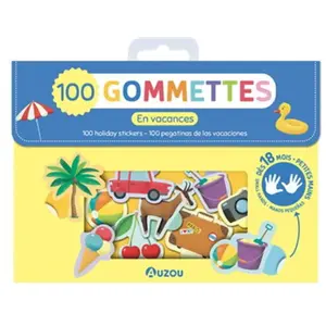 Ma pochette de 100 gommettes - En vacances : Dès 18 mois (Broché)