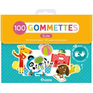 AUZOU Ma pochette de 100 gommettes - Ecole (Broché)