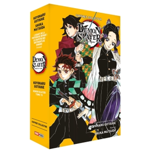 Panini Manga Coffret Demon Slayer T15 + Roman Jeunesse T06 pas cher