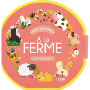 A la ferme - Livre feutrine : Livre en feutre pas cher