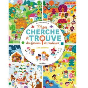 Tourbillon Mon cherche et trouve des formes et couleurs : Les saisons pas cher