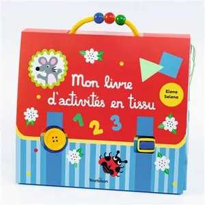 Tourbillon Mon livre d'activités en tissu Boîte ou accessoire pas cher
