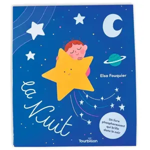 Tourbillon La nuit livre phosphorescent pas cher
