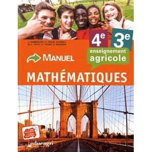 Educagri Mathématiques - 4e et 3e : Enseignement agricole pas cher