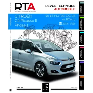Comparateur de prix : ETAI Revue technique auto pour CITROËN: C4 Picasso (Ref: 27204)