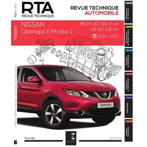 Eds Techniques Pour L'automobile Et L'industrie E.T.A.I - Revue Technique Automobile 822 - NISSAN QASHQAI II - 2014 à 2017 pas cher