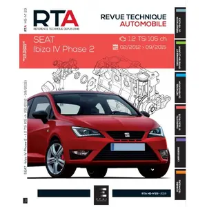 ETAI RTA Hors série 23 SEAT IBIZA IV (6J) PHASE 2 (2012 à 2016)Vendu paroscaro