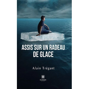 Le Lys Bleu Assis sur un radeau de glace broché