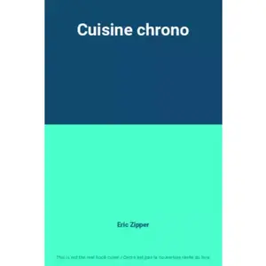 SAEP Cuisine chrono - Eric Zipper pas cher