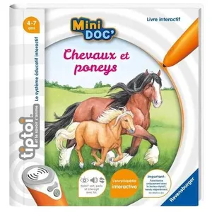 Comparateur de prix : Ravensburger Livre électonique Tiptoi : Les chevaux et les poneys