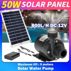 Panneau de charge,Pompe à eau solaire sans balais 800l-H,Kit de pannea...Vendu parcdiscount
