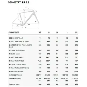 Superior Bikes Vélo De Route Rr 9.8 Ultegra Di2 56 pas cher