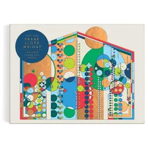 Galison Puzzle forme 750 pièces : Frank Lloyd Wright, Midway Mural pas cher