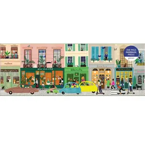 Galison Parisian Life 1000 Piece Panoramic Puzzle