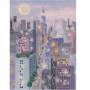 Galison PUZZLE - 1000 PIECE: CITY LIGHTS pas cher