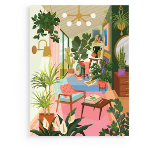 Galison Lighting 101: Houseplants 500 Piece Book Puzzle pas cher