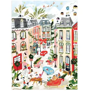Galison Puzzle 1000 pièces : Le village le plus joyeux pas cher