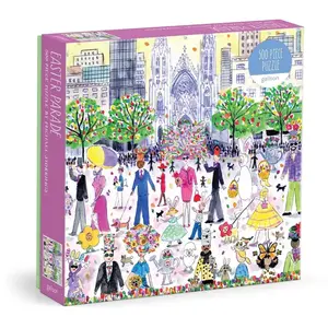 Galison Michael Storrings Easter Parade 500 Piece Puzzle