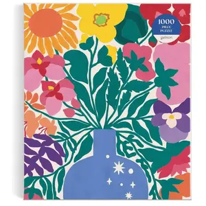 Zodiac Flowers 1000 Piece Puzzle by Galison Galison (Auteur) pas cher