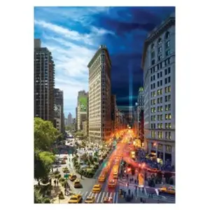 GALISON Puzzle Flatiron Building jour et nuit 1000 pièces pas cher