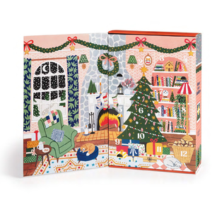 Galison Home for the Holidays 500 Piece Advent Puzzle Calendar pas cher