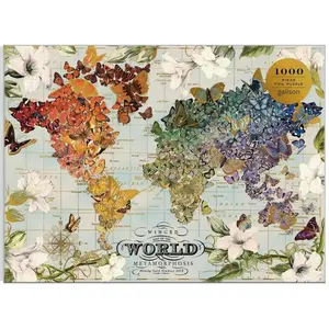Galison Puzzle 1000 pièces : Carte métamorphosée pas cher