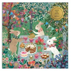 Galison Puzzle 500 pièces : Fête du thé de printemps pas cher