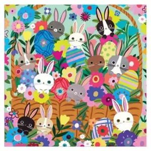 Blooming Bunnies 500 Piece Foil Family Puzzle - Mudpuppy - Galison - Livre en Anglais - Jigsaw MudpuppyMudpuppy (Auteur) pas cher